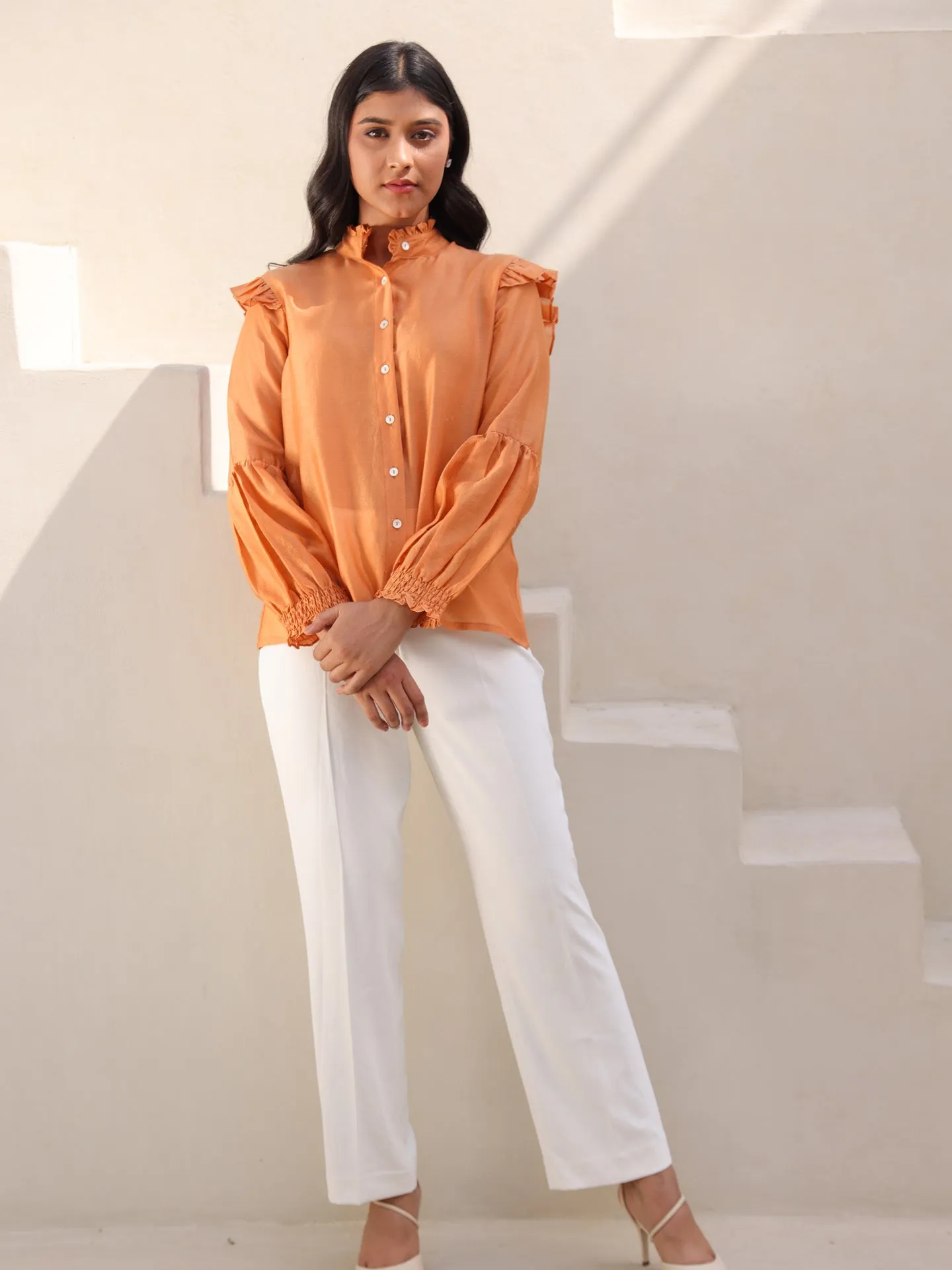 Anne Shirt - Cinnamon
