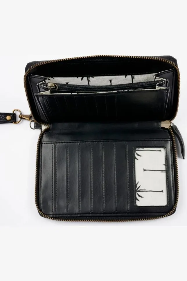 AZALEA KROO RFID LEATHER WALLET - BLACK