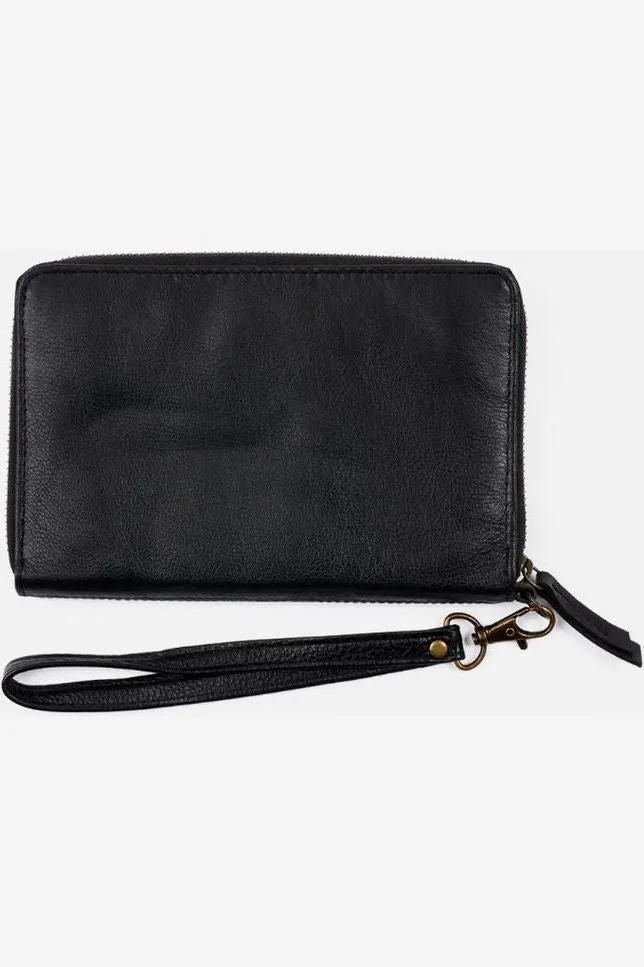 AZALEA KROO RFID LEATHER WALLET - BLACK