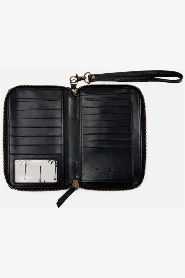 AZALEA KROO RFID LEATHER WALLET - BLACK