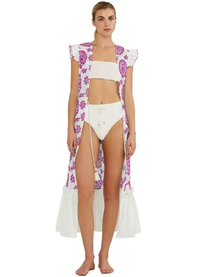 Azalea Ruffled Sleeves Kaftan ::RET