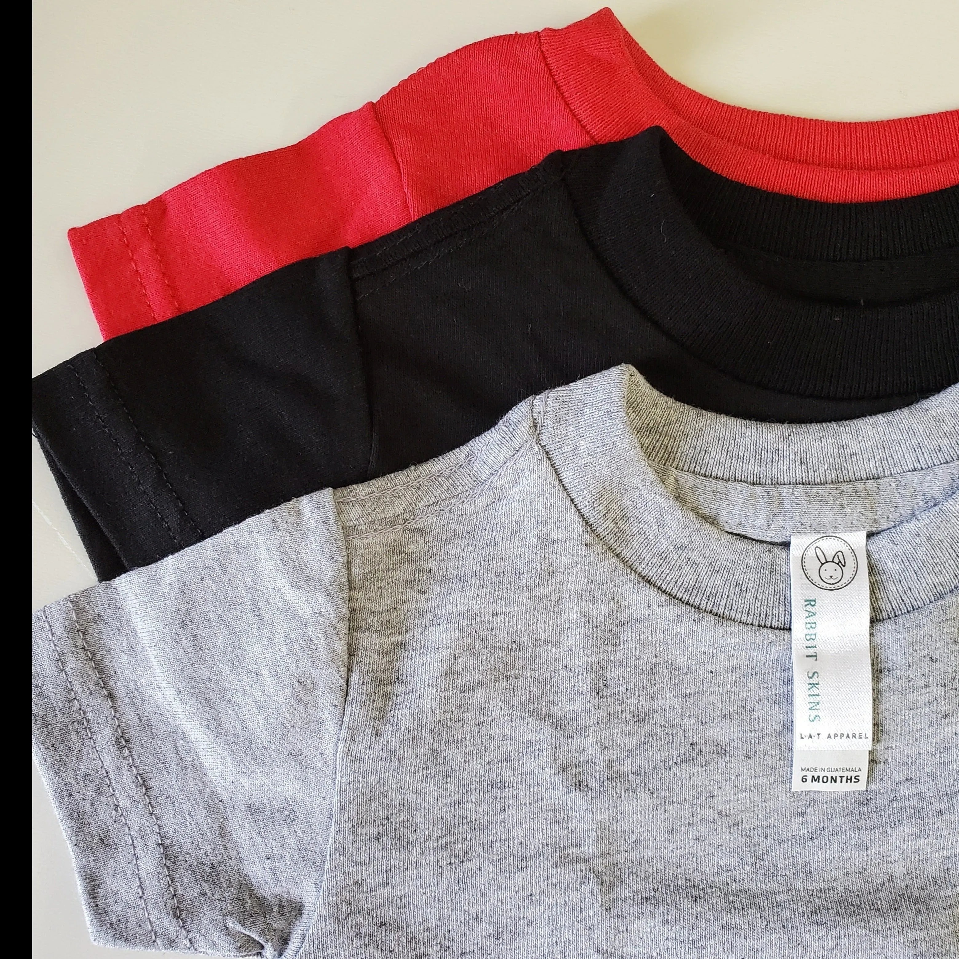 Baby 6 Month TSHIRT BUNDLES by Rabbit Skins 3pcs
