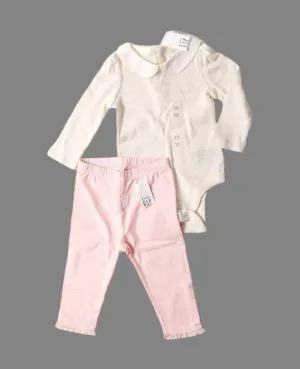 BABY GIRL SIZE 6/12 MONTHS - Baby GAP, 2 Piece Mix N Match Fall Outfit NWT B15