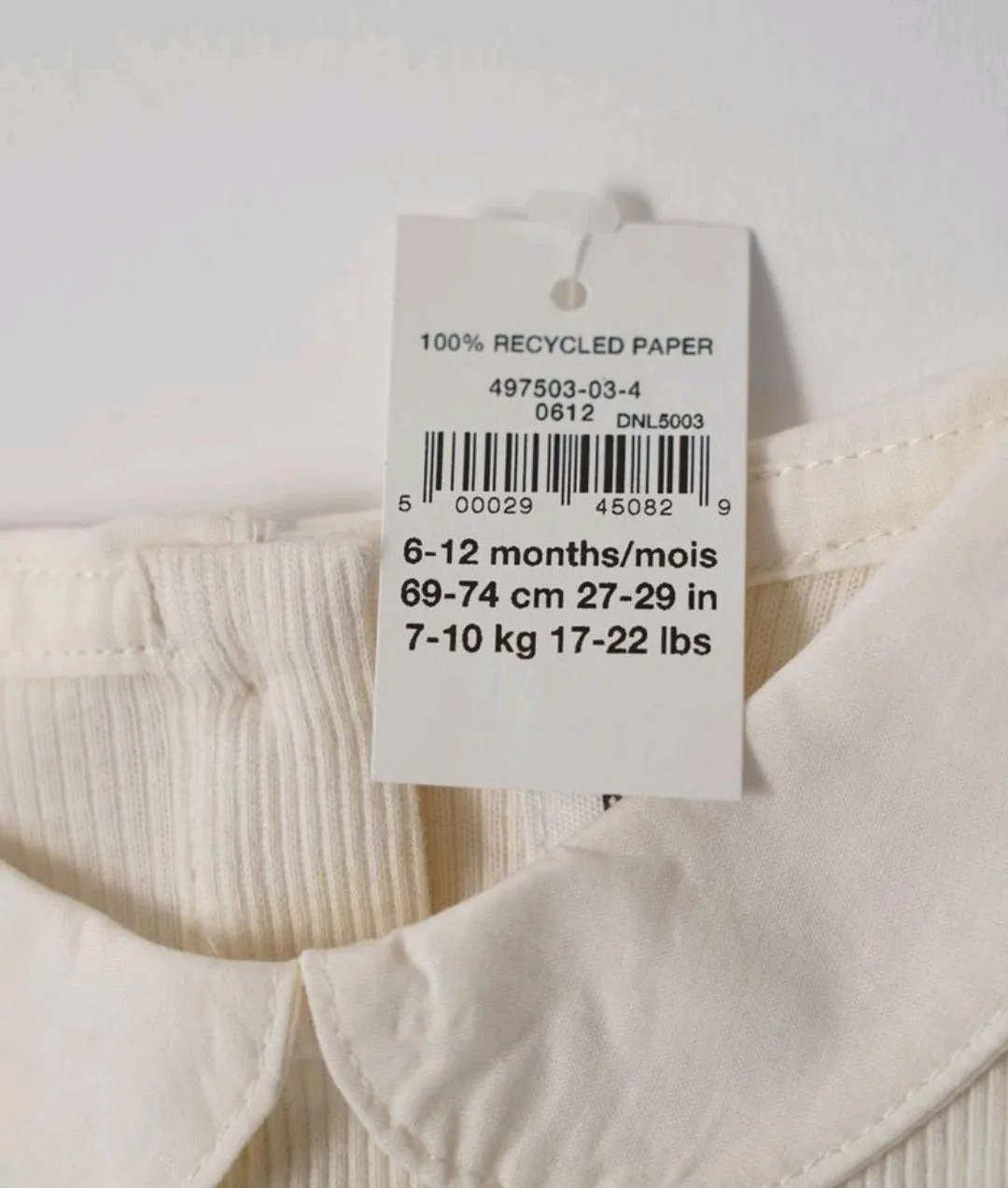 BABY GIRL SIZE 6/12 MONTHS - Baby GAP, 2 Piece Mix N Match Fall Outfit NWT B15