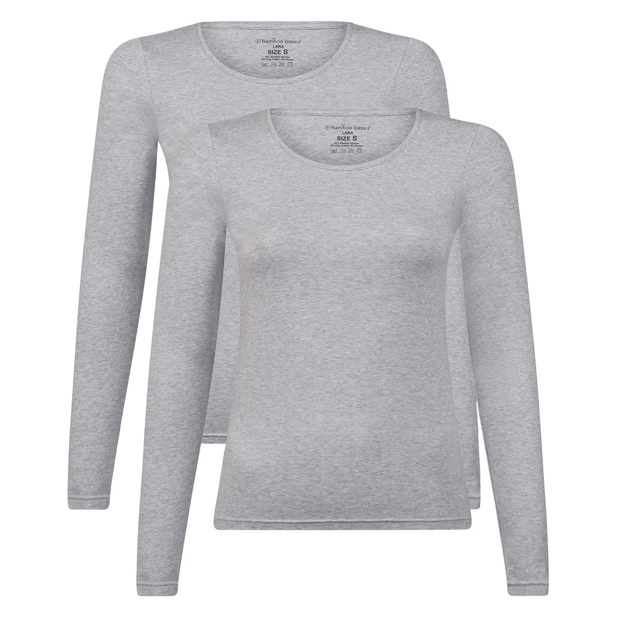 Bamboo Long Sleeve T-Shirt (2 pack) by Bamboo Basics