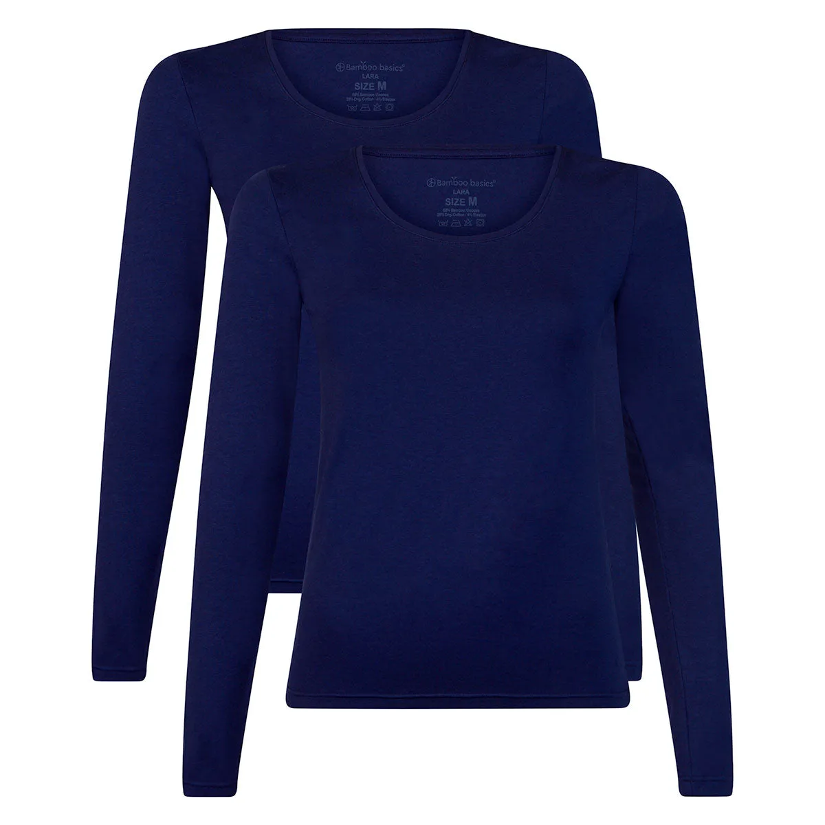 Bamboo Long Sleeve T-Shirt (2 pack) by Bamboo Basics