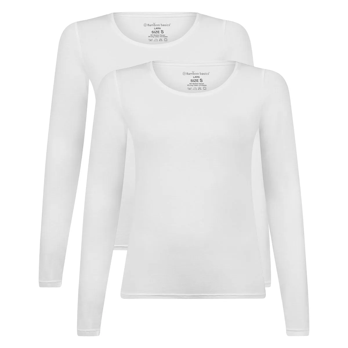 Bamboo Long Sleeve T-Shirt (2 pack) by Bamboo Basics