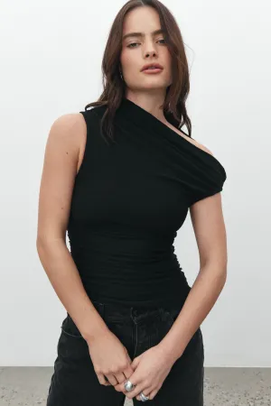 'BAYSE' ALARA TOP - BLACK