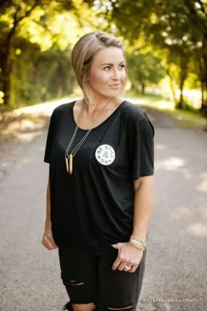 Be Still & Know | Women’s Slouchy Pocket T-Shirt | Ruby’s Rubbish®