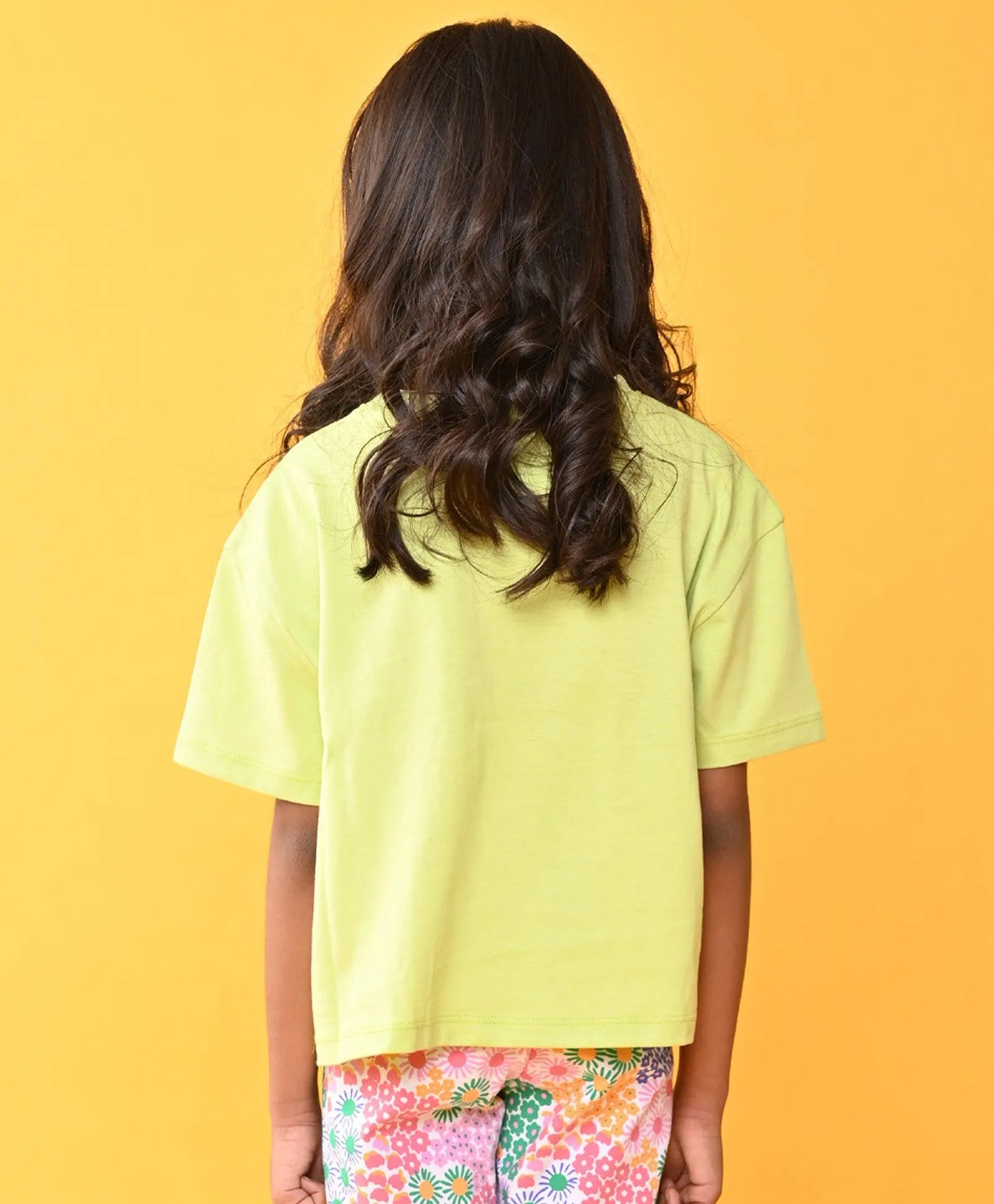 BE THE BEST SUMMER GIRLS T-SHIRT-MINT GREEN