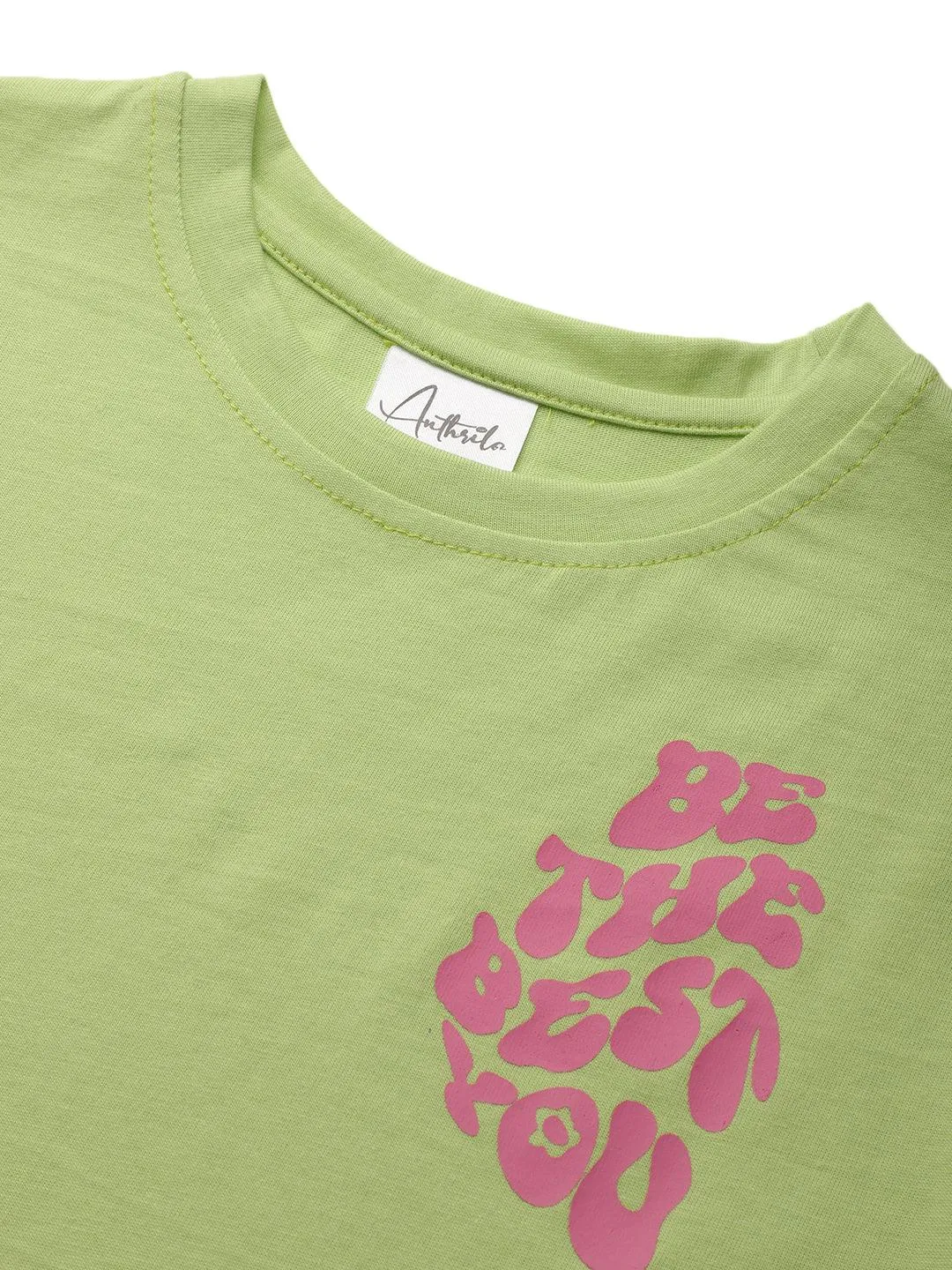 BE THE BEST SUMMER GIRLS T-SHIRT-MINT GREEN