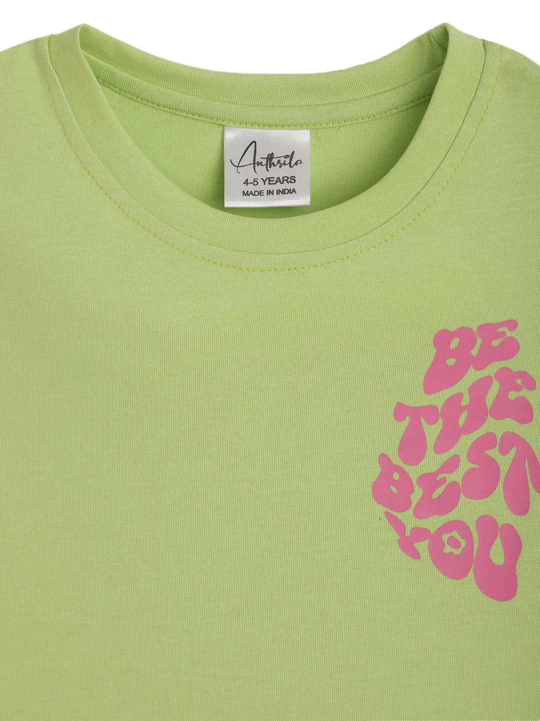 BE THE BEST SUMMER GIRLS T-SHIRT-MINT GREEN