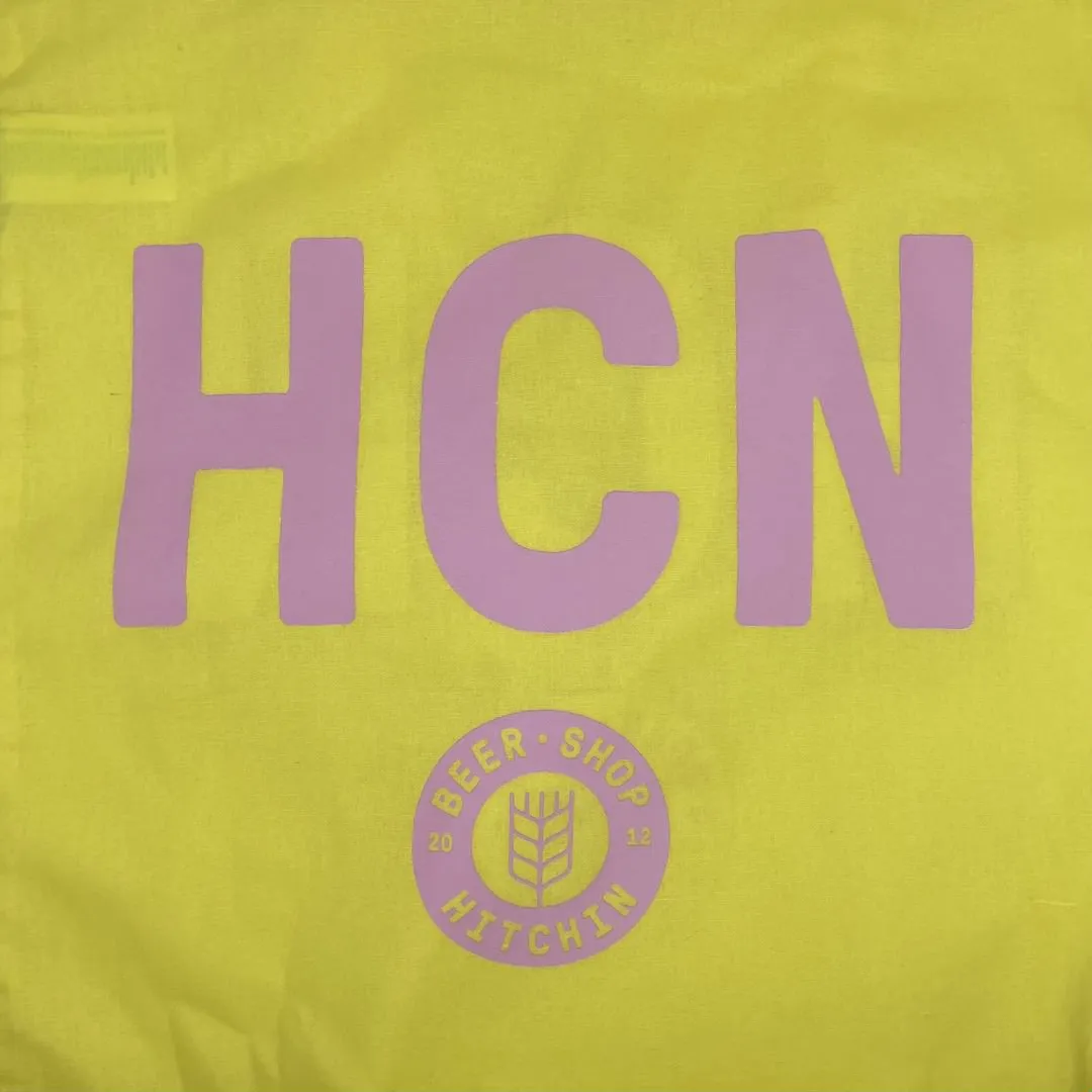 Beer Shop Hitchin Screen Print Cotton Tote Bag