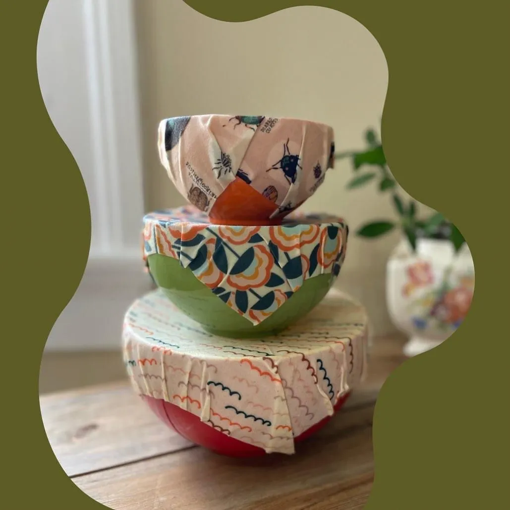 Beeswax Food Wraps - Flower Power