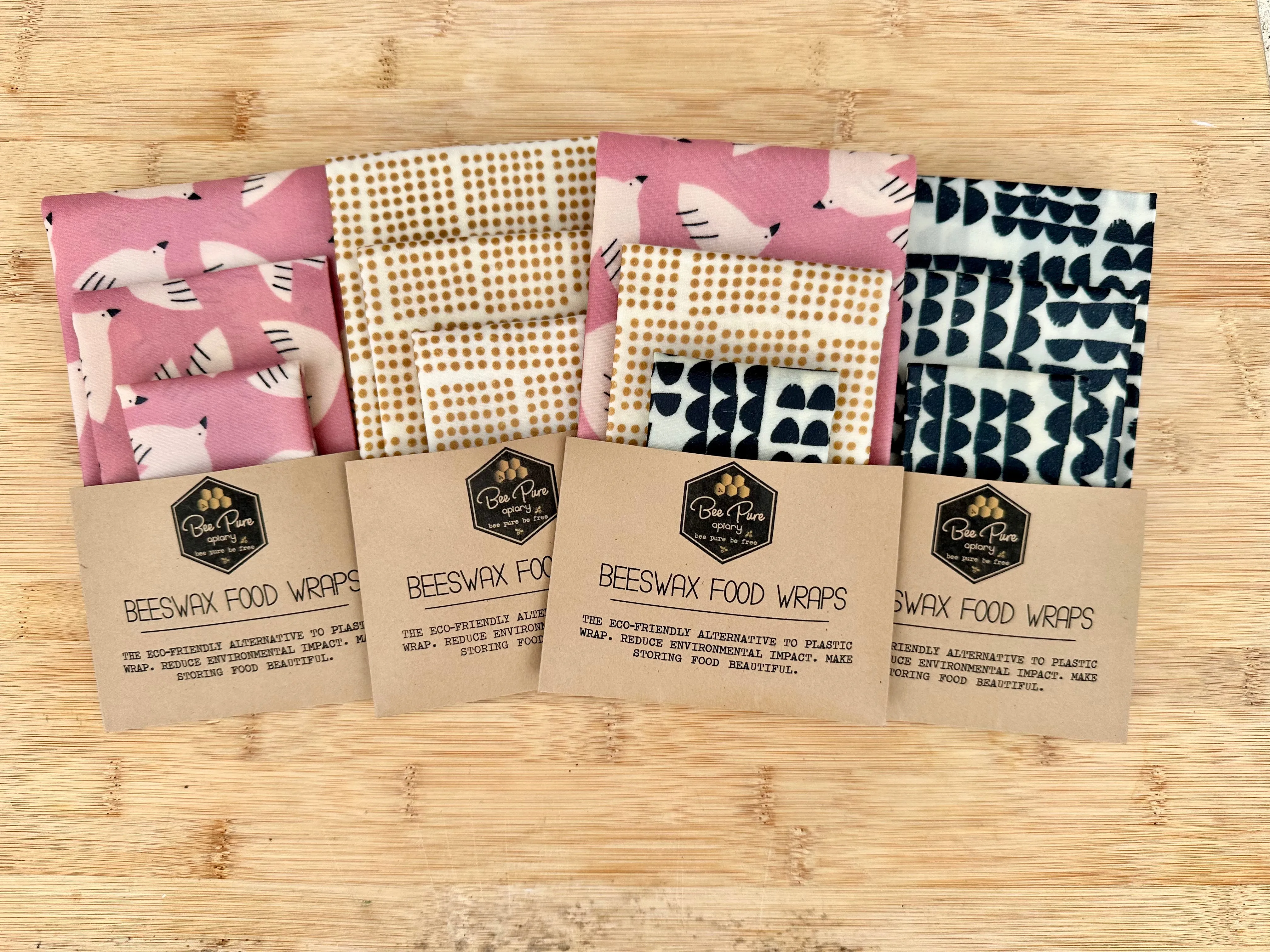 Beeswax Food Wraps - Flying High