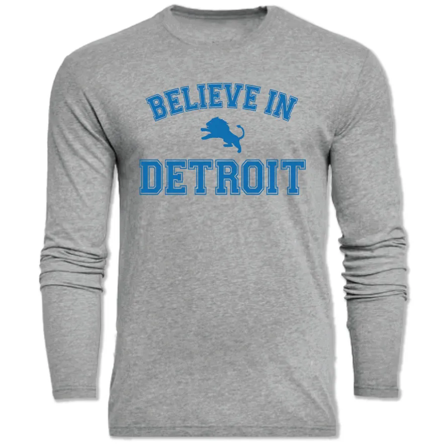 Believe in Detroit long sleeve tee