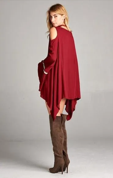 BELL SLEEVE TUNIC BURG-