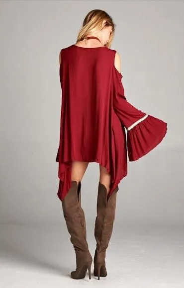 BELL SLEEVE TUNIC BURG-