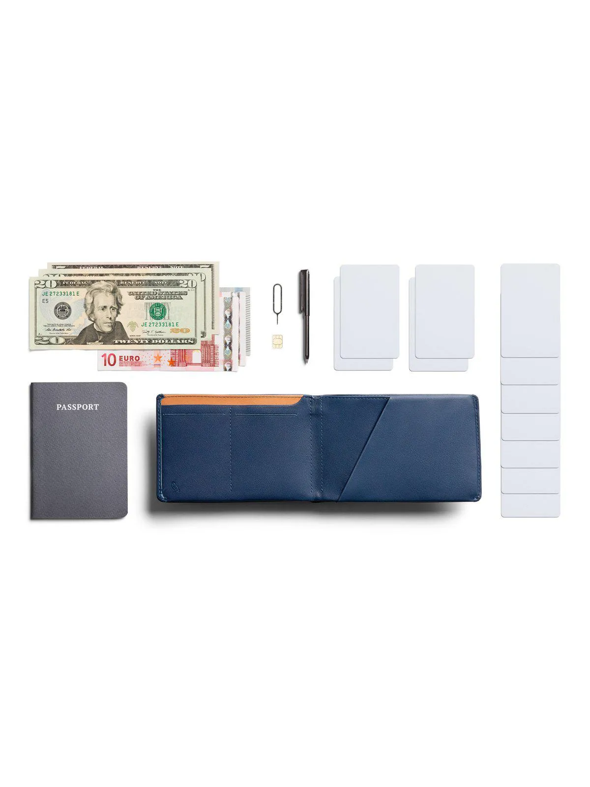 Bellroy Travel Wallet Marine Blue RFID