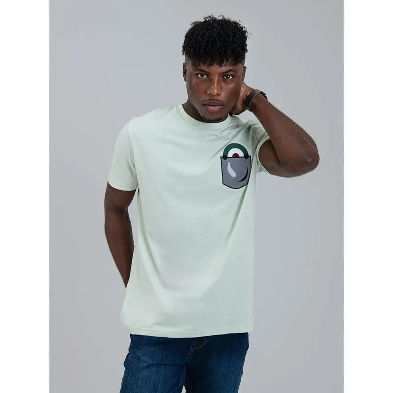 Ben Sherman - Chest Target On Pocket Embroidery Tee Shirt Pistachio