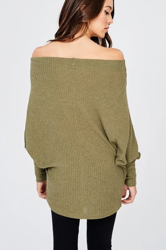 BEXLEY THERMAL TUNIC SWEATER GREY-
