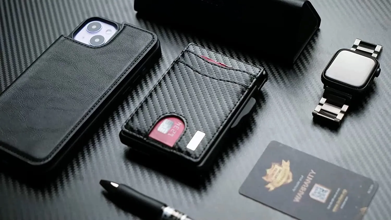 Bifold Wallet for Men - with Money Clip Slim Leather Credit Card Holder