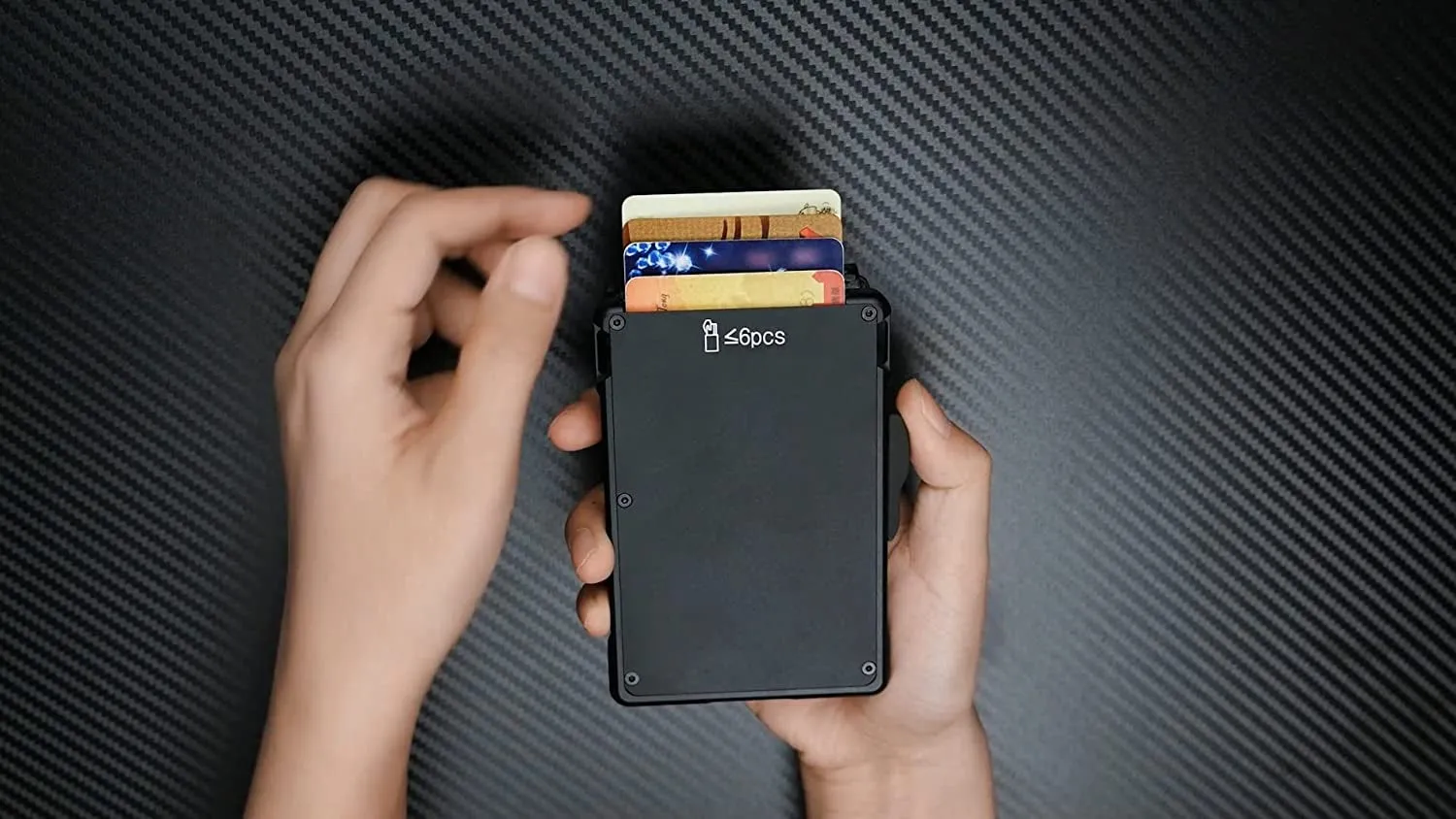 Bifold Wallet for Men - with Money Clip Slim Leather Credit Card Holder