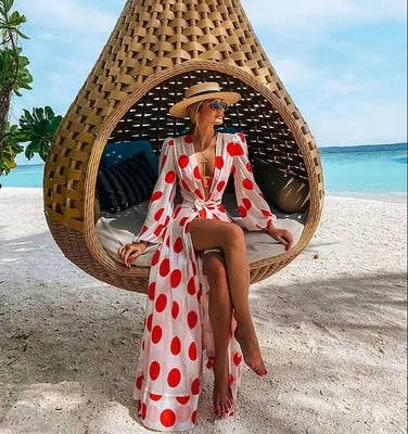 Bikini Beach Cover up Tunics for Beach Long Kaftan Bikini Cover up Sarong Beach Swimsuit cover-ups