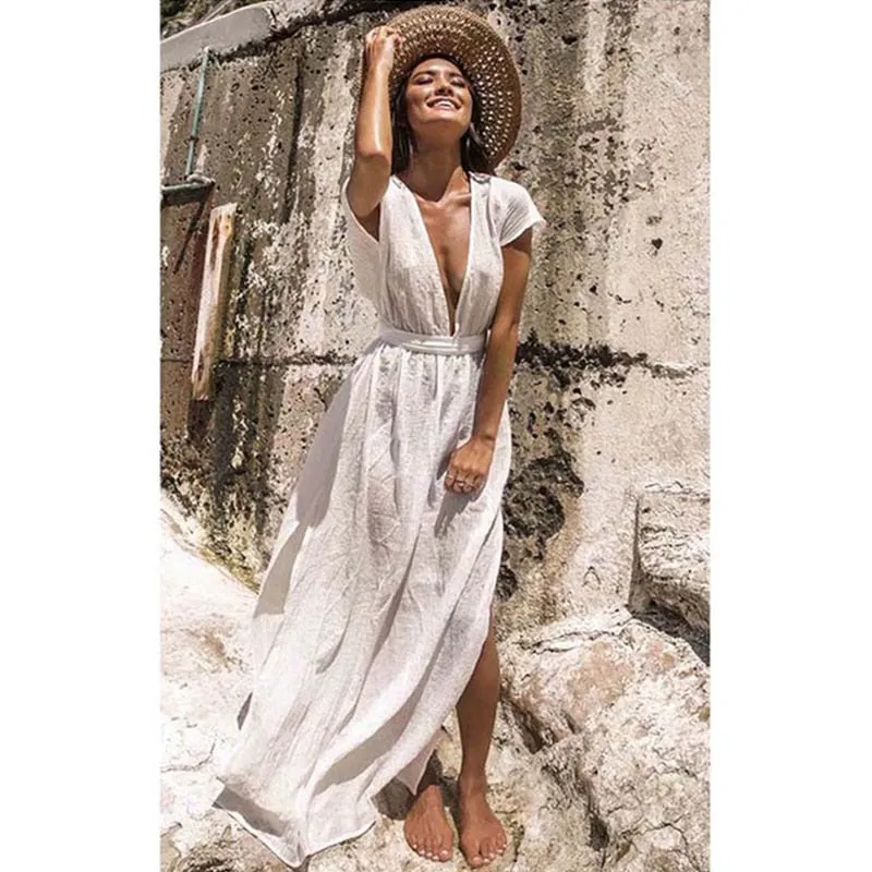 Bikini Beach Cover up Tunics for Beach Long Kaftan Bikini Cover up Sarong Beach Swimsuit cover-ups