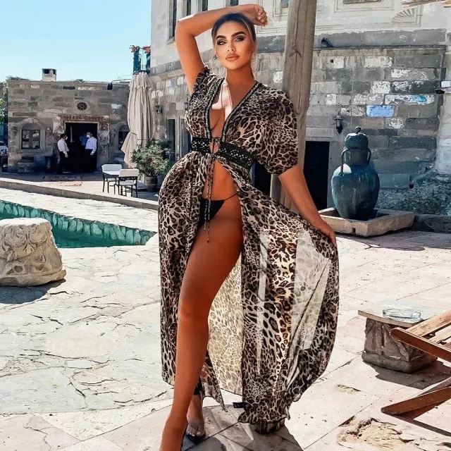 Bikini Beach Cover up Tunics for Beach Long Kaftan Bikini Cover up Sarong Beach Swimsuit cover-ups