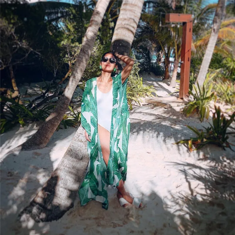Bikini Beach Cover up Tunics for Beach Long Kaftan Bikini Cover up Sarong Beach Swimsuit cover-ups
