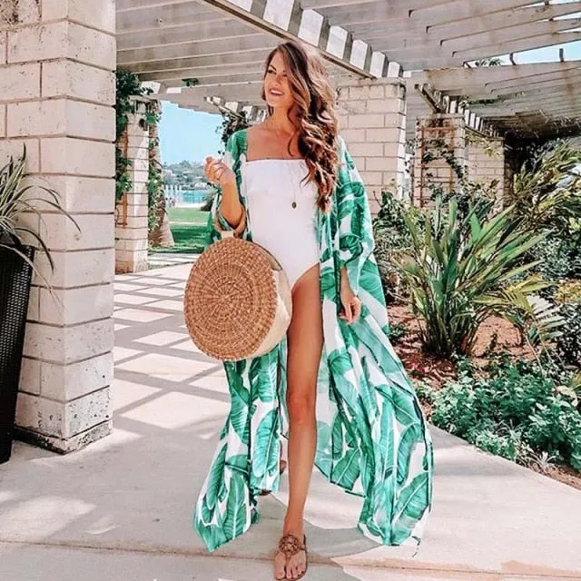 Bikini Beach Cover up Tunics for Beach Long Kaftan Bikini Cover up Sarong Beach Swimsuit cover-ups