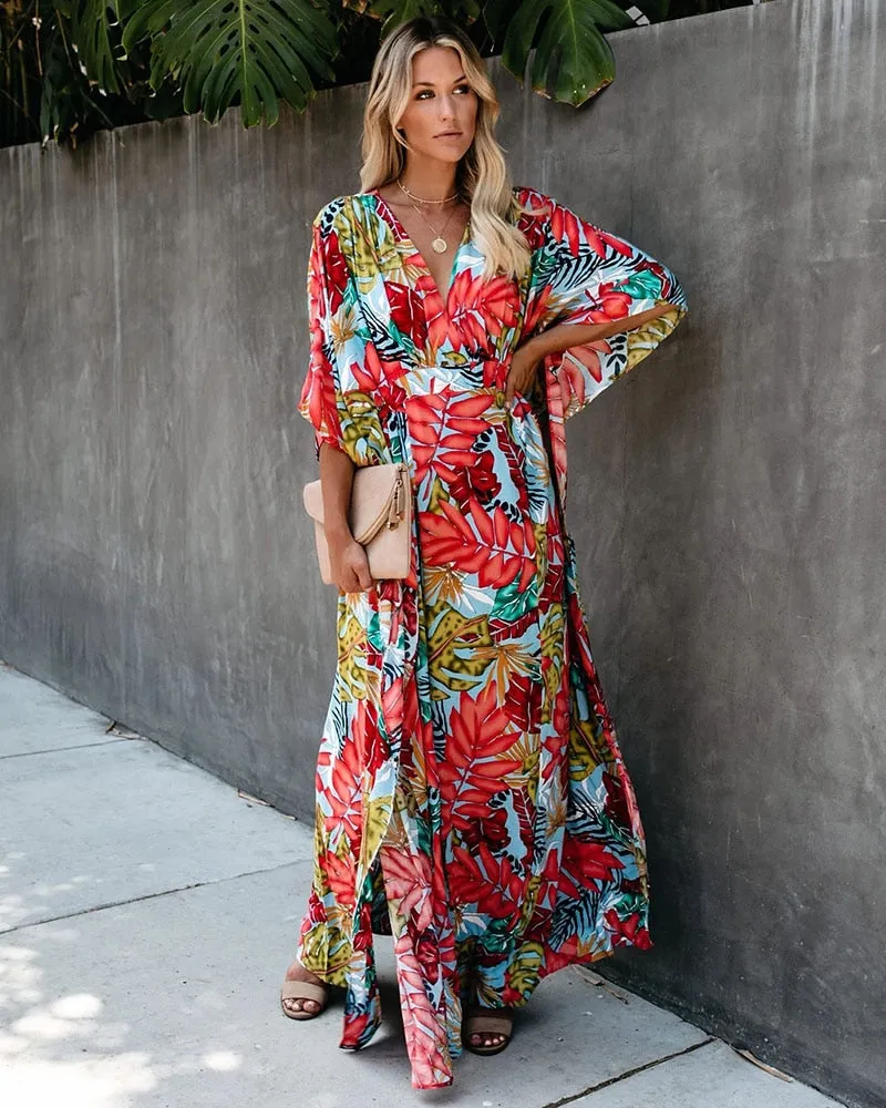 Bikini Beach Cover up Tunics for Beach Long Kaftan Bikini Cover up Sarong Beach Swimsuit cover-ups