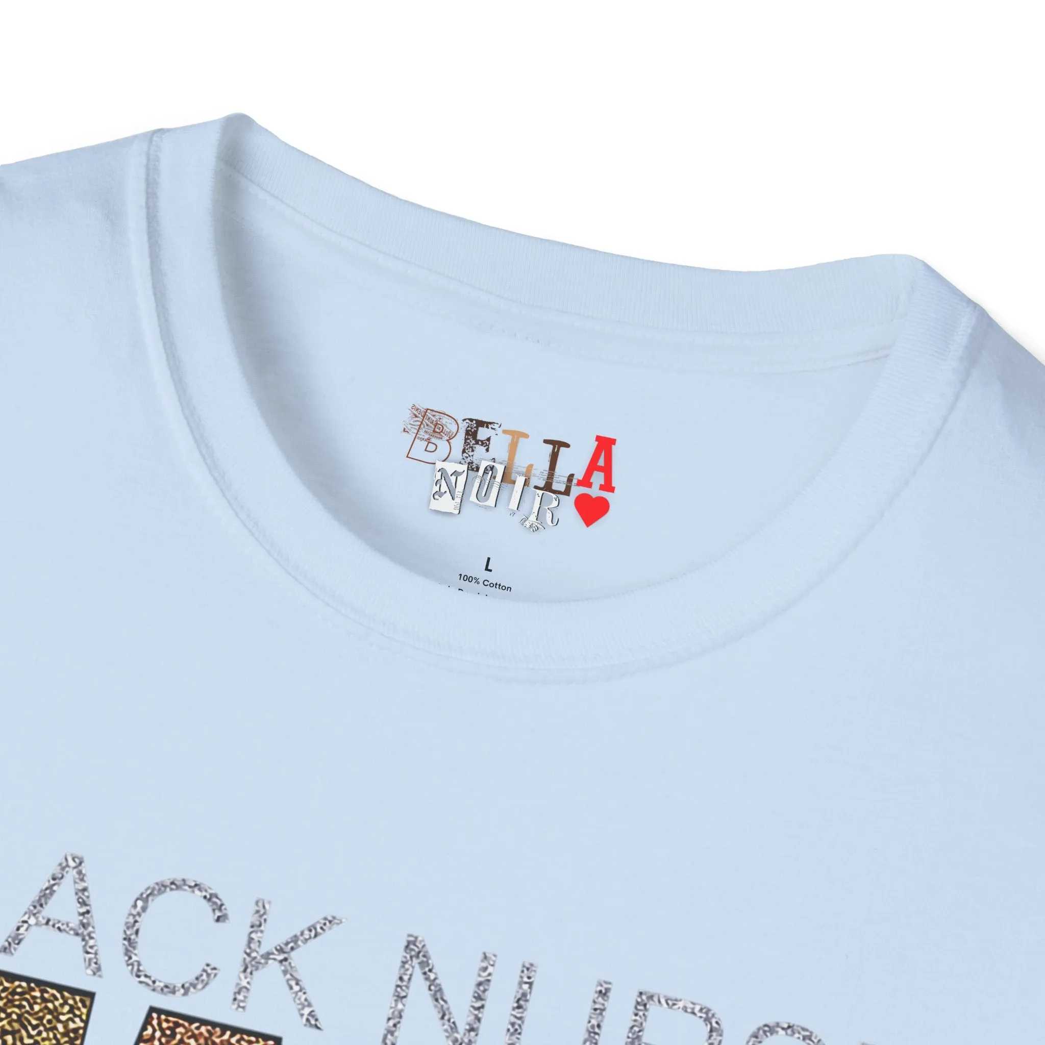 Black Nurse Magic Unisex Softstyle T-Shirt