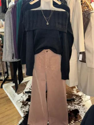 Black Off The Shoulder Top