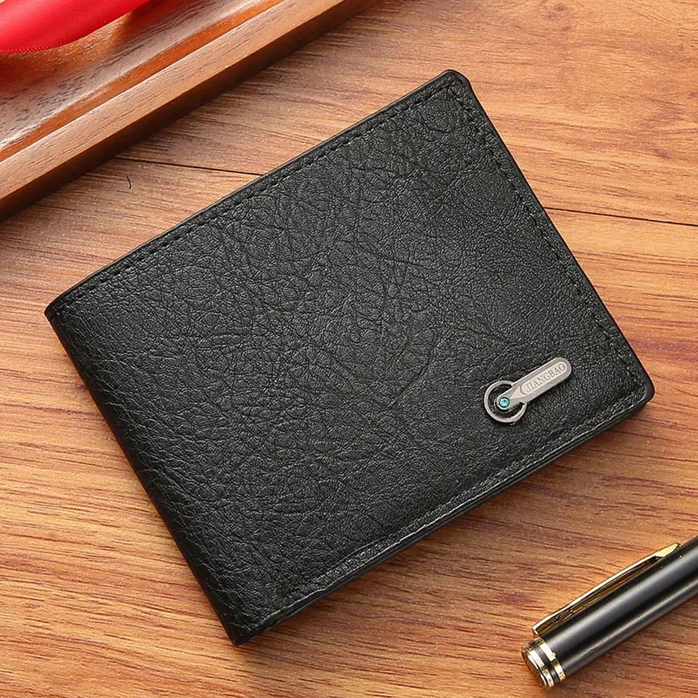 Black PU Leather Business Wallet