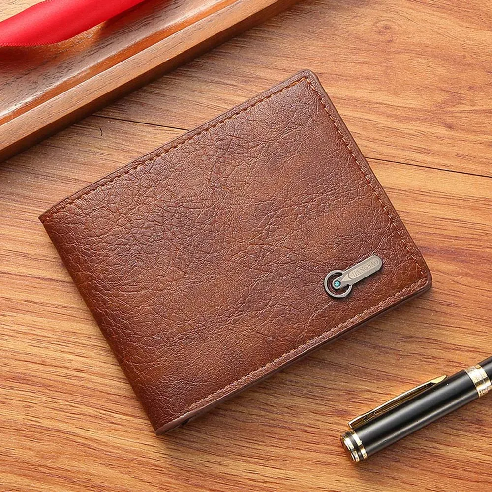 Black PU Leather Business Wallet