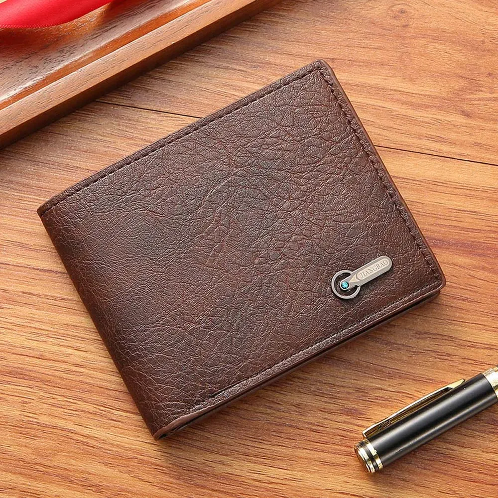 Black PU Leather Business Wallet