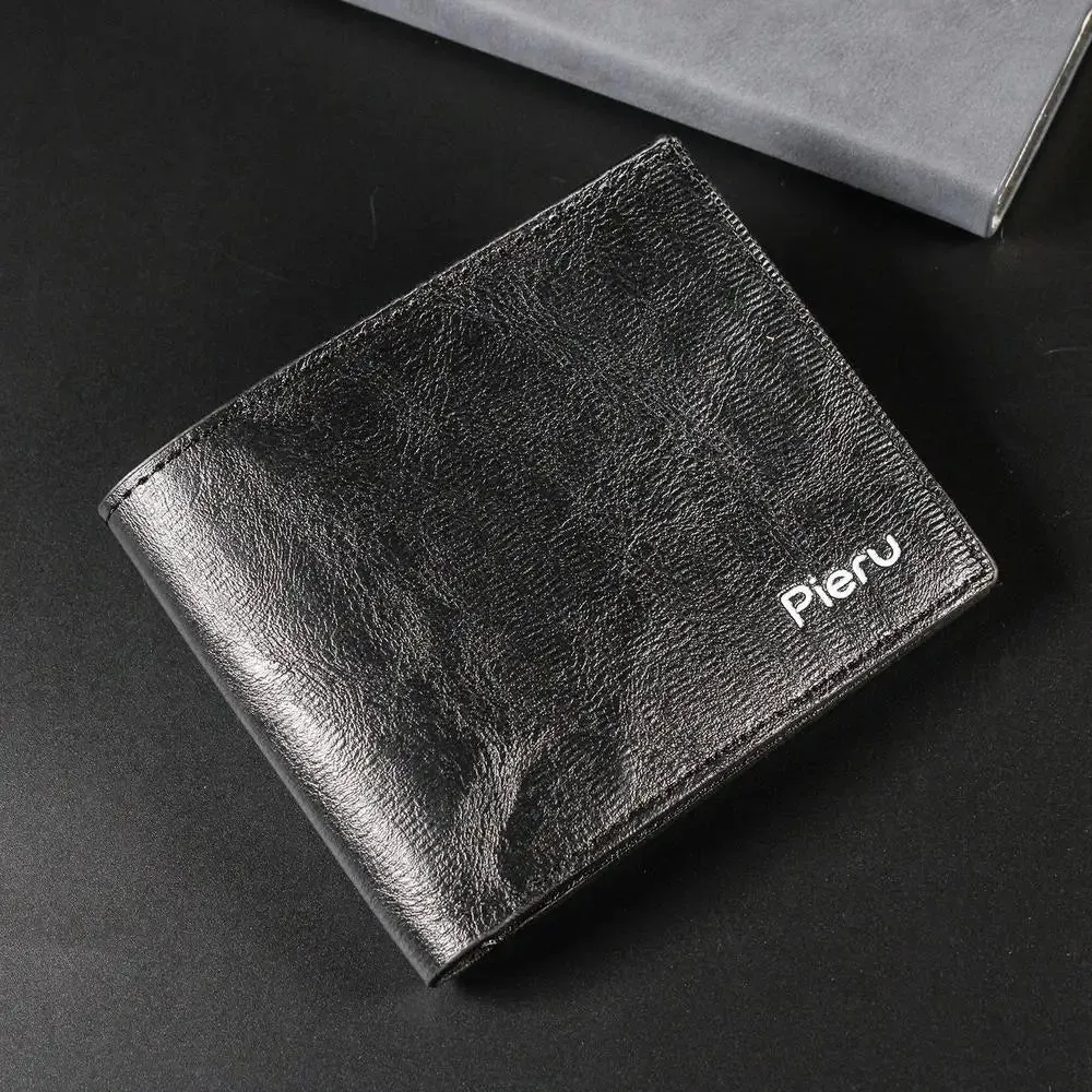 Black PU Leather Business Wallet