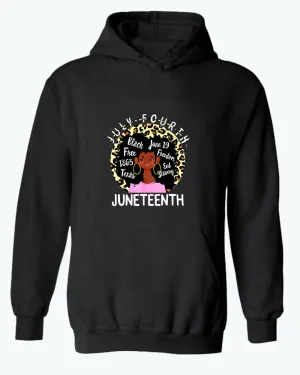 Black queen freedom hoodie juneteenth hoodies