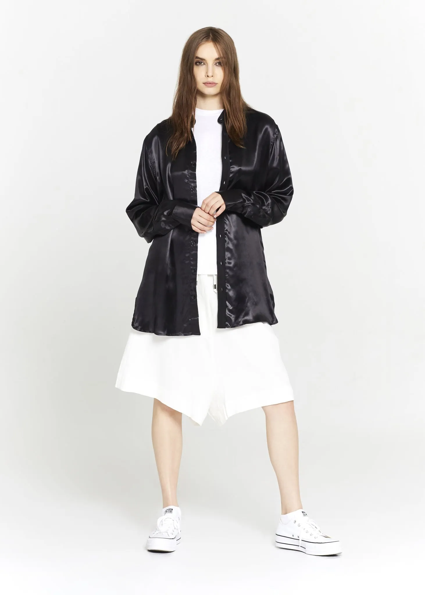 Black Silk Tunic