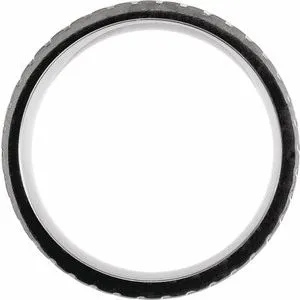 Black Titanium Band Size T52046 - 8 mm