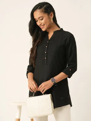 Black Tunic - Rayon Tunics for Women Online India
