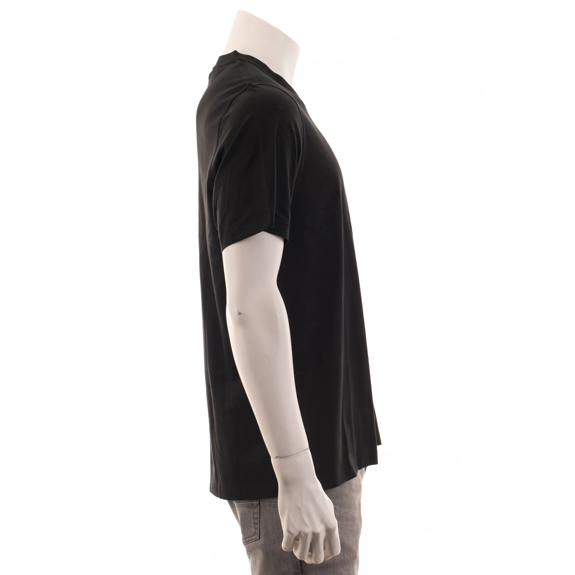 Black V-Neck T-Shirt With Pocket