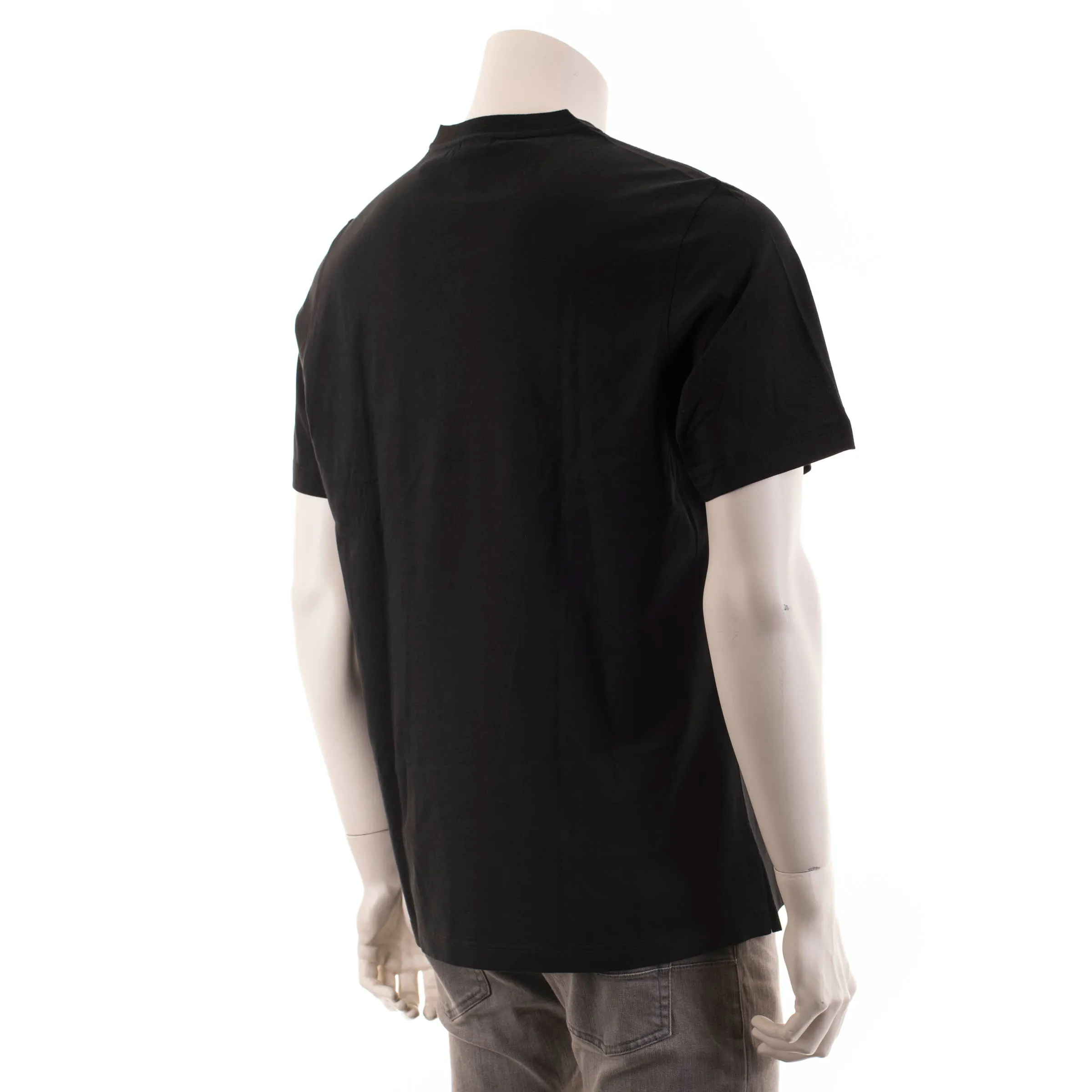 Black V-Neck T-Shirt With Pocket