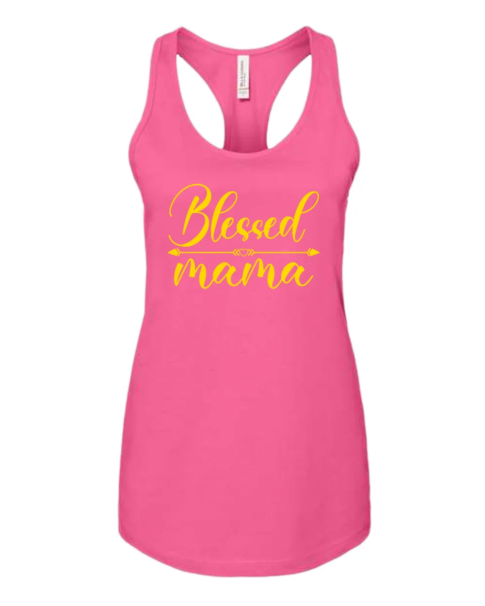 Blessed mama tank top