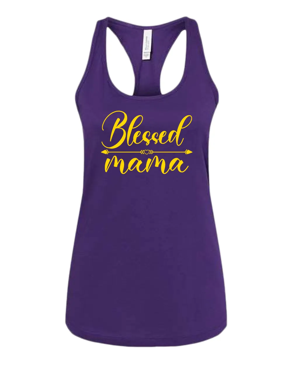 Blessed mama tank top