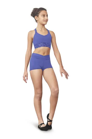 Bloch Aiva Mesh Hem Crop Top