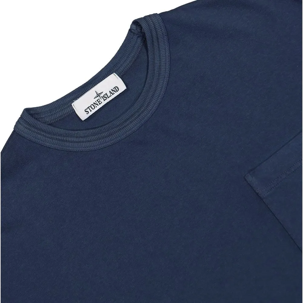Blue Cotton T-Shirt