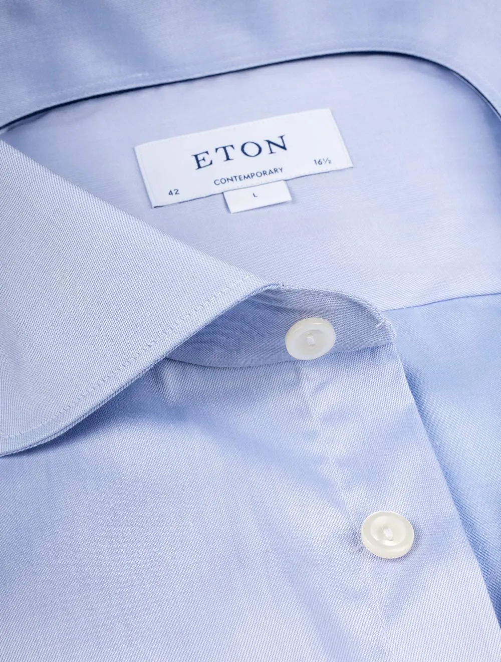 Blue Plain Business Contemporary Shirt